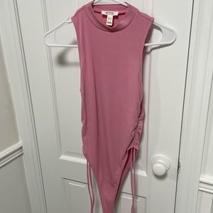 Pink bodysuit
